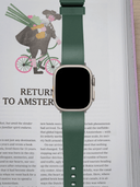 Classic FKM Rubber Strap in Green for Apple Watch Ultra