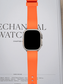 Classic FKM Rubber Strap in Orange for Apple Watch Ultra