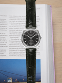 MTO Crocodile Leather Strap in Dark Green (Semi-Glossy) with Spring Deployant Clasp