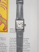MTO Crocodile Leather Strap in Grey (Semi-Glossy)