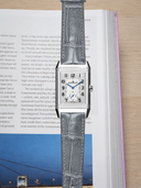 MTO Crocodile Leather Strap in Grey (Semi-Glossy) for Jaeger-LeCoultre Reverso