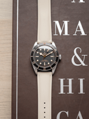 Loopless FKM Rubber Strap in Khaki - Nomad Watch Works SG