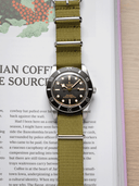 Premium Nato Strap in Olive