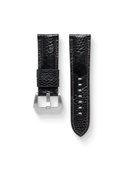 MTO Ostrich Leather Strap in Dark Brown for Panerai
