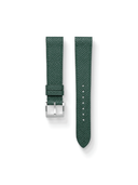 MTO Epsom Leather Strap in Dark Green for Cartier Santos Dumont