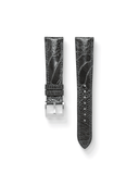 MTO Ostrich Leather Strap in Dark Grey for Apple Watch - Nomad Watch Works SG