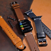 Emery Vintage Buttero Leather Strap in Brown (38, 40, 41mm) - Nomad Watch Works SG