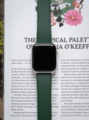 TrimFIT Sports FKM Rubber Strap in Green for Apple Watch