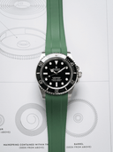 TrimFIT Sports FKM Rubber Strap in Green for Rolex Submariner