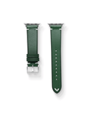 Vintage Buttero Leather Strap in Green for Apple Watch