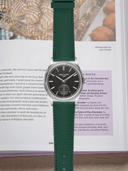 MTO Sailcloth FKM Rubber Strap in Green with Spring Deployant Clasp