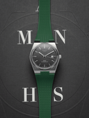 CTS Waffle FKM Rubber Strap in Green for Tissot PRX - Nomad Watch Works SG