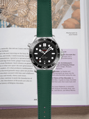MTO Sailcloth FKM Rubber Strap in Green for Omega Seamaster