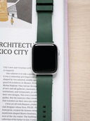 Classic FKM Rubber Strap in Green for Apple Watch