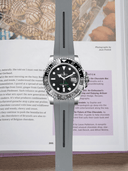 TrimFIT Sports FKM Rubber Strap in Grey/Black for Rolex GMT-Master II (PREORDER)