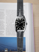 MTO Crocodile Leather Strap in Grey (Semi-Glossy) for Frank Muller Casablanca