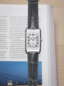 MTO Crocodile Leather Strap in Grey (Semi-Glossy) for Jaeger-LeCoultre Reverso