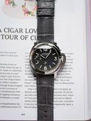 MTO Crocodile Leather Strap in Grey (Semi-Glossy) for Panerai