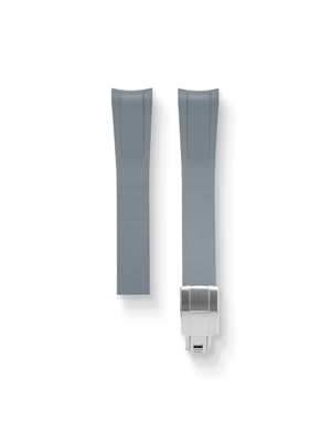 TrimFIT Sports FKM Rubber Strap in Grey for Tudor Ranger 39