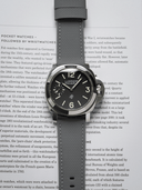 MTO Sailcloth FKM Rubber Strap in Grey for Panerai