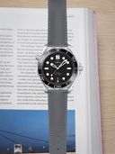 MTO Sailcloth FKM Rubber Strap in Grey for Omega Seamaster