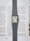 TrimFIT Mosaic FKM Rubber Strap in Grey for Cartier Tank