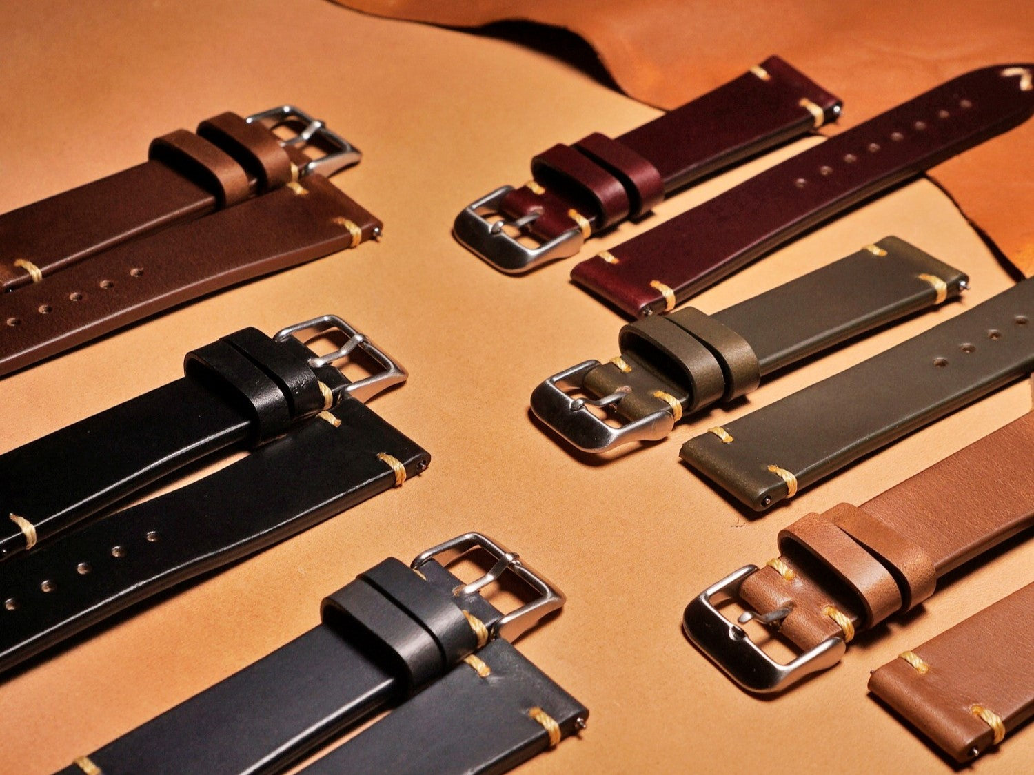 Watch belt outlet