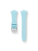 Flex Rubber Strap in Ice Blue for Tissot PRX - Nomad Watch Works SG