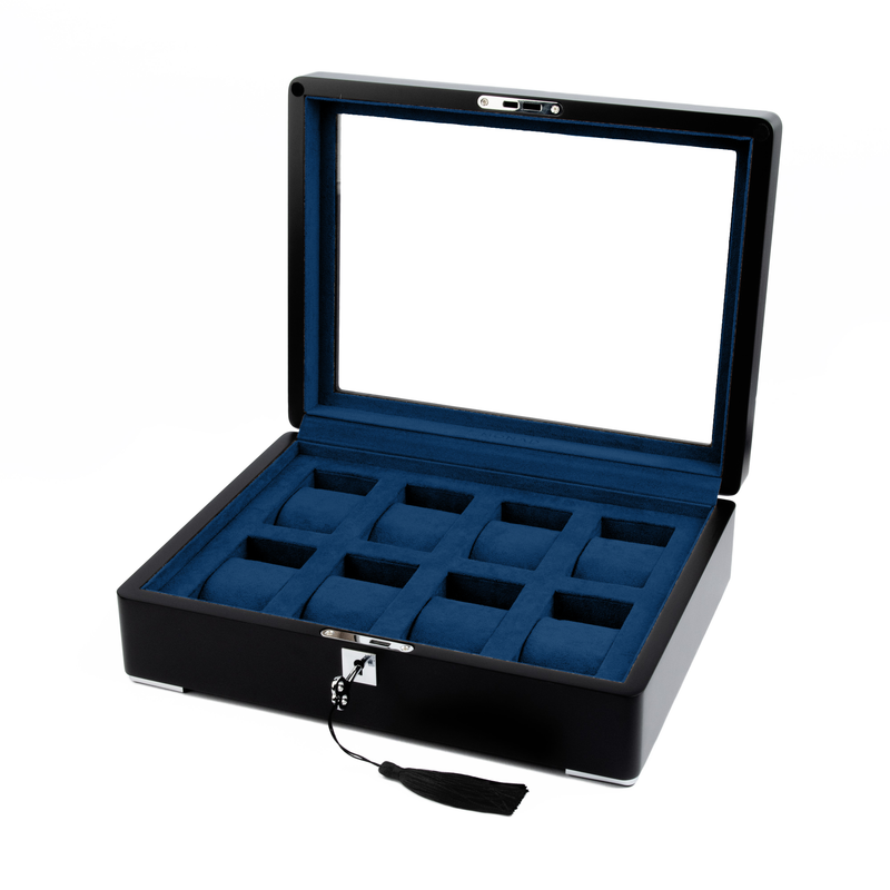 Monad Legacy Black Watch Box in Navy (8 Slots) - PREORDER