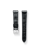 MTO Crocodile Leather Strap in Marine (Non-Glossy) for Cartier Santos de Cartier