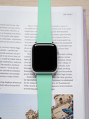 TrimFIT Classic FKM Rubber Strap in Mint for Apple Watch