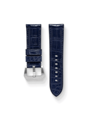 MTO Crocodile Leather Strap in Navy (Semi-Glossy) for Panerai