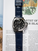 MTO Crocodile Leather Strap in Navy (Semi-Glossy) for Panerai