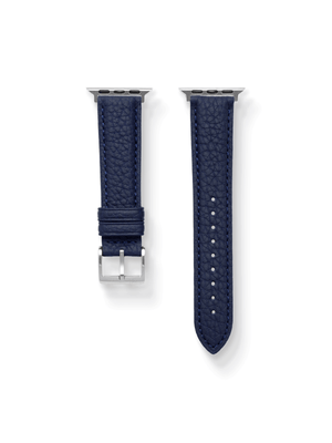 Classic Togo Leather Strap in Navy for Apple Watch