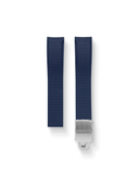 TrimFIT Curve Canvas Pattern FKM Rubber Strap in Navy