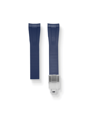TrimFIT Sports FKM Rubber Strap in Navy for Rolex Submariner