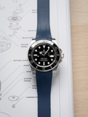 TrimFIT Sports FKM Rubber Strap in Navy for Rolex Submariner