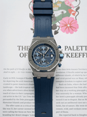 Sports FKM Rubber Strap in Navy for AP Royal Oak Offshore