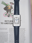 MTO Epsom Leather Strap in Navy for Jaeger-LeCoultre Reverso