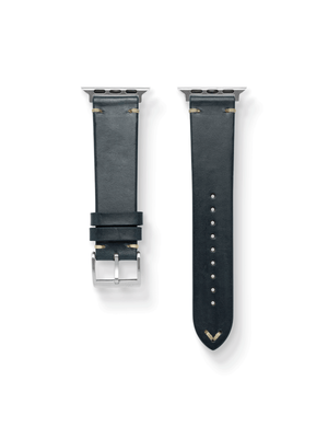 Vintage Horween Chromexcel Leather Strap in Navy for Apple Watch