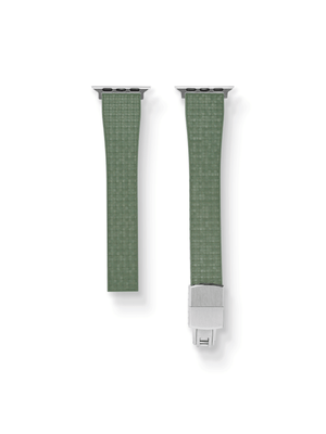 TrimFIT Mosaic FKM Rubber Strap in Olive for Apple Watch