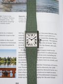 TrimFIT Mosaic FKM Rubber Strap in Olive for Cartier Tank
