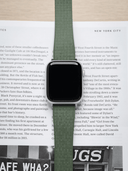 TrimFIT Mosaic FKM Rubber Strap in Olive for Apple Watch