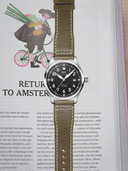MTO Pilot Buttero Leather Strap in Olive for IWC (Mark Series, Chronograph, Big Pilot)