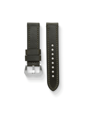 Ammo Horween Chromexcel Leather Strap in Olive - Nomad Watch Works SG