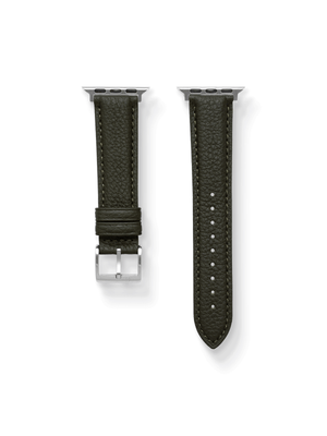 Classic Togo Leather Strap in Olive for Apple Watch