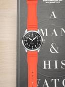 Pilot FKM Rubber Strap in Orange