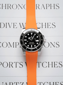 TrimFIT Sports FKM Rubber Strap in Orange for Rolex Submariner