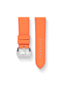 MTO Sailcloth FKM Rubber Strap in Orange for Panerai