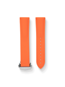 Loopless FKM Rubber Strap in Orange - Nomad Watch Works SG